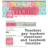 Sellers Cover Timeline on Facebook and Banner on Tpt Store