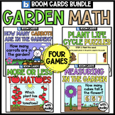 Gardening Math Preschool Boom Cards Activities, Plant Life Cycle, Counting PreK