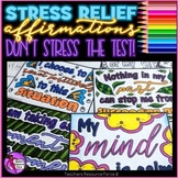Stress Relief Affirmation Cards | Growth Mindset & Mindfulness Coloring Activity