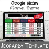 Editable Jeopardy Template Google Slides (Marvel Themed)
