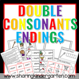 -ff, -ll, -ss, -zz  | Double Consonant Endings | Phonics printables activities