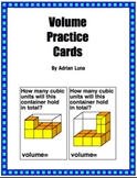 Volume Practice Cards & Worksheets