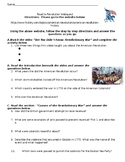 Road to Revolution Webquest