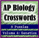 AP Biology Crossword Puzzles Volume 4: Genetics