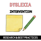 Dyslexia: School Age Assessment How To Guide with Research