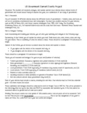 Government Current Events Project