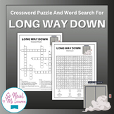 Crossword Puzzle and Word Search for Long Way Down by Jason Reynolds
