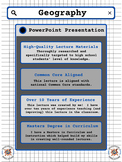 Cultural Characteristics PowerPoint Lecture Slides