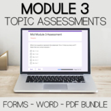 Fourth Grade - Module 3 Assessment Bundle