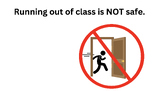 Running out of class is NOT safe - social story to customize