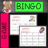 Valentine's Day Addition Bingo