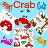 Crab Bundle! Paper bag puppet, mask & Commercial Use clipart