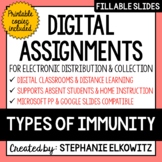 Types of Immunity Digital Activities | Distance Learning