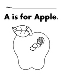 APPLE Basic Shapes Coloring Page