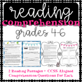 Reading Comprehension Passages and Questions