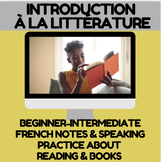 La LittÂ¨Â¦rature | Simple Notes for Beginner French | Reading & Speaking Slides