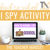 I Spy Write the Room Activity | Back to School | Low Prep