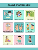 Calming Strategies Menu