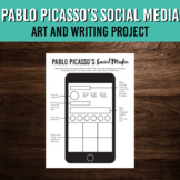 Pablo Picasso's Social Media Art and Writing Project | Printable Worksheet