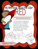 My little book about the color red Mi librito del color rojo