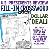 U.S. American Presidents Review Social Studies Early Finishers Activity