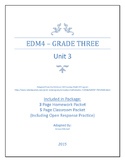 Everyday Math 4 - Grade 3 - Unit 3 - Review Packet