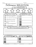 Performance Reflection Sheet (3 levels)