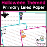 Halloween Primary Lined Paper