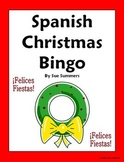 Spanish Christmas Bingo with Vocabulary - 35 Game Cards