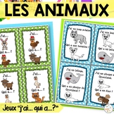 French Animals - Les animaux - Ensemble de jeux "j'ai... qui a....?"