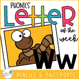 Alphabet Letter of the Week:  Letter W