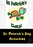St. Patrick's Day Activities and Mini Book