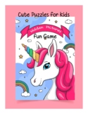 Puzzle games Hidden Pictures for kids Coloring and highlight worksheet