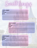 Disney Small Group Planning Template | Editable | Printable