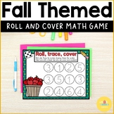 Fall Math Game | Roll, Trace & Cover Numbers for Pre-K & Kindergarten