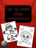 Proportion & Unit Rate Color By Number Bundle