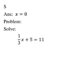 Two-Step Equations Carousal SOL 7.12