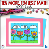 10 More 10 Less Addition & Subtraction No Regrouping Spring Math BOOM Cards?