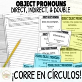 Direct Indirect Object Pronouns Spanish Worksheet Games Spanish 1 & 2 Review