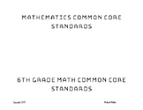 6th Grade Math Common Core Standards Cool format