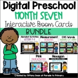 DIGITAL Preschool - Month 7 - Curriculum - Boom Cards - Distance Learning