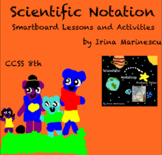 Smartboard Math Bundle Scientific Notation 8.EE.A.3, 8.EE.A.4