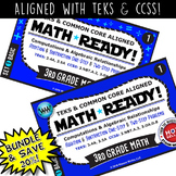 BUNDLE: 3rd Grade MATH READYTask Cards: Add & Subtract 1-Step & 2-Step Problems
