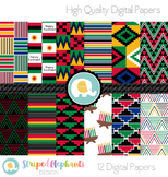 Kwanzaa Digital Papers