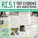 Cite Text Evidence RI.5.1 | Responsible Citizenship Article #5-20
