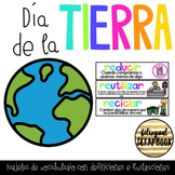 Vocabulario del Dia de la Tierra | Earth Day Vocabulary 