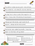 Writing Prompts - 3 sentence paragraph