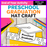 Preschool Graduation Hat Craft Printable | PreK End of Year Cap Crown Headband