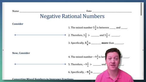 Negative Rational Numbers