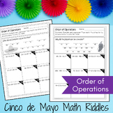 Cinco de Mayo Math Riddle Worksheets|Order of Operations PEMDAS|5th grade